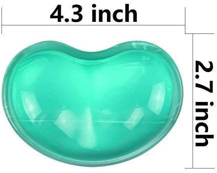 Ergonomic Gel Wrist Rest for Mouse, Computer Mouse Wrist Support for Arm Pain Relief, Heart-Shaped Cute Hand Wrist Cushion for Home and Office Working Gaming Anti-Fatigu