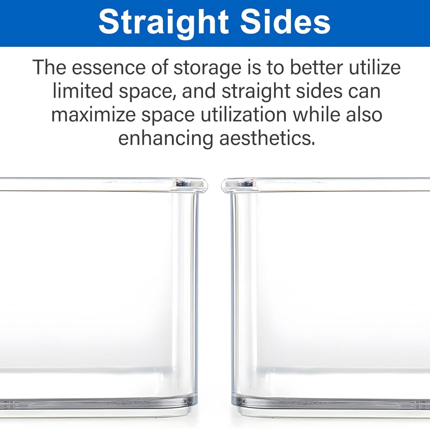 Hudgan 24 Pcs Small Drawer Organizer BinsSet, Stackable Drawer Divider Trays for Makeup Vanity, Bathroom, Office Desk, Straight Sides Tray Perfect for Craft Supplies, Cosmetics