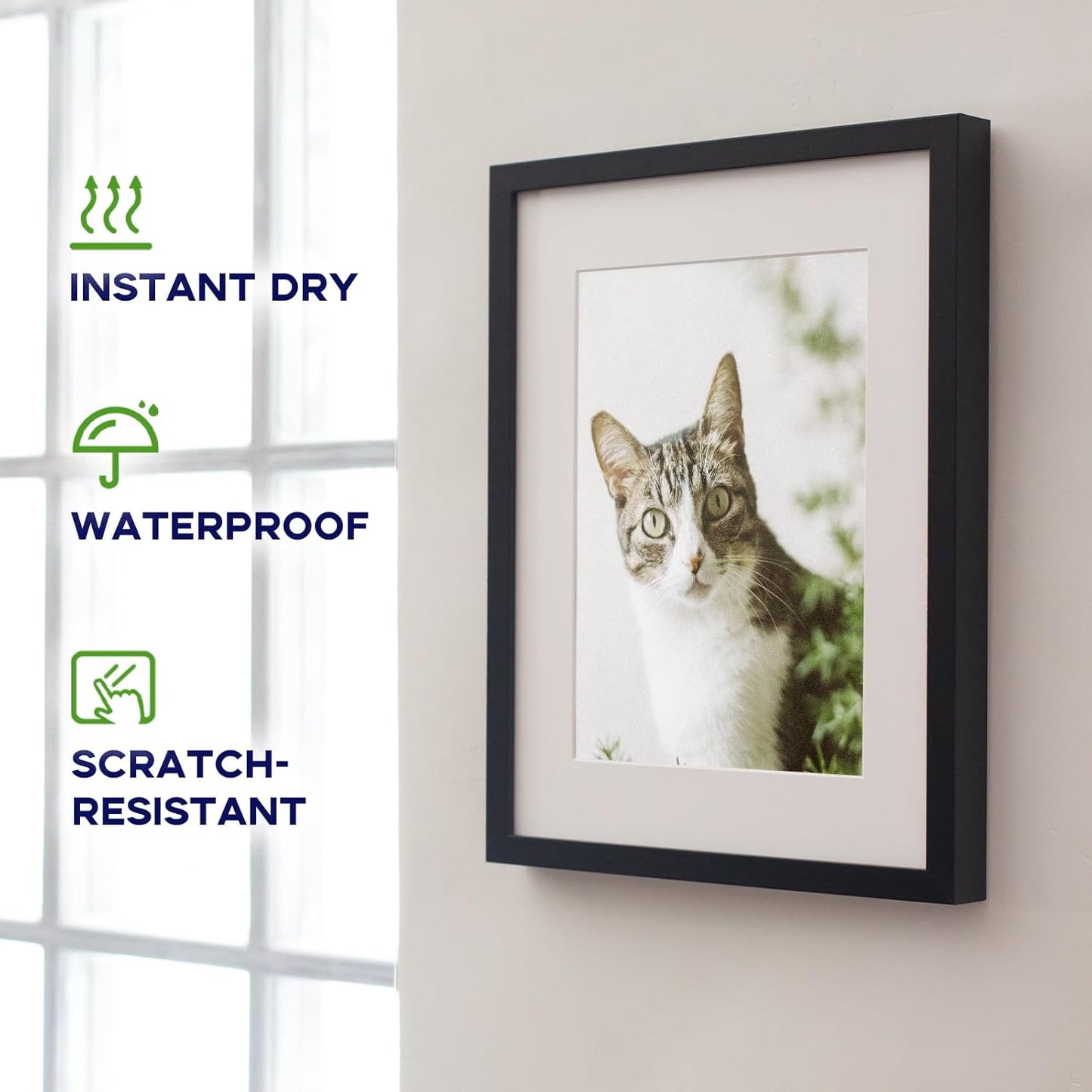 Double Sided Glossy Photo Paper 8.5x11 100 Sheets, Goefun 200GSM/54LB Inkjet Printer Paper 8.5 x 11 Glossy for Crafting, Chip Bags, Calendars, Menus, Cards and Invitations