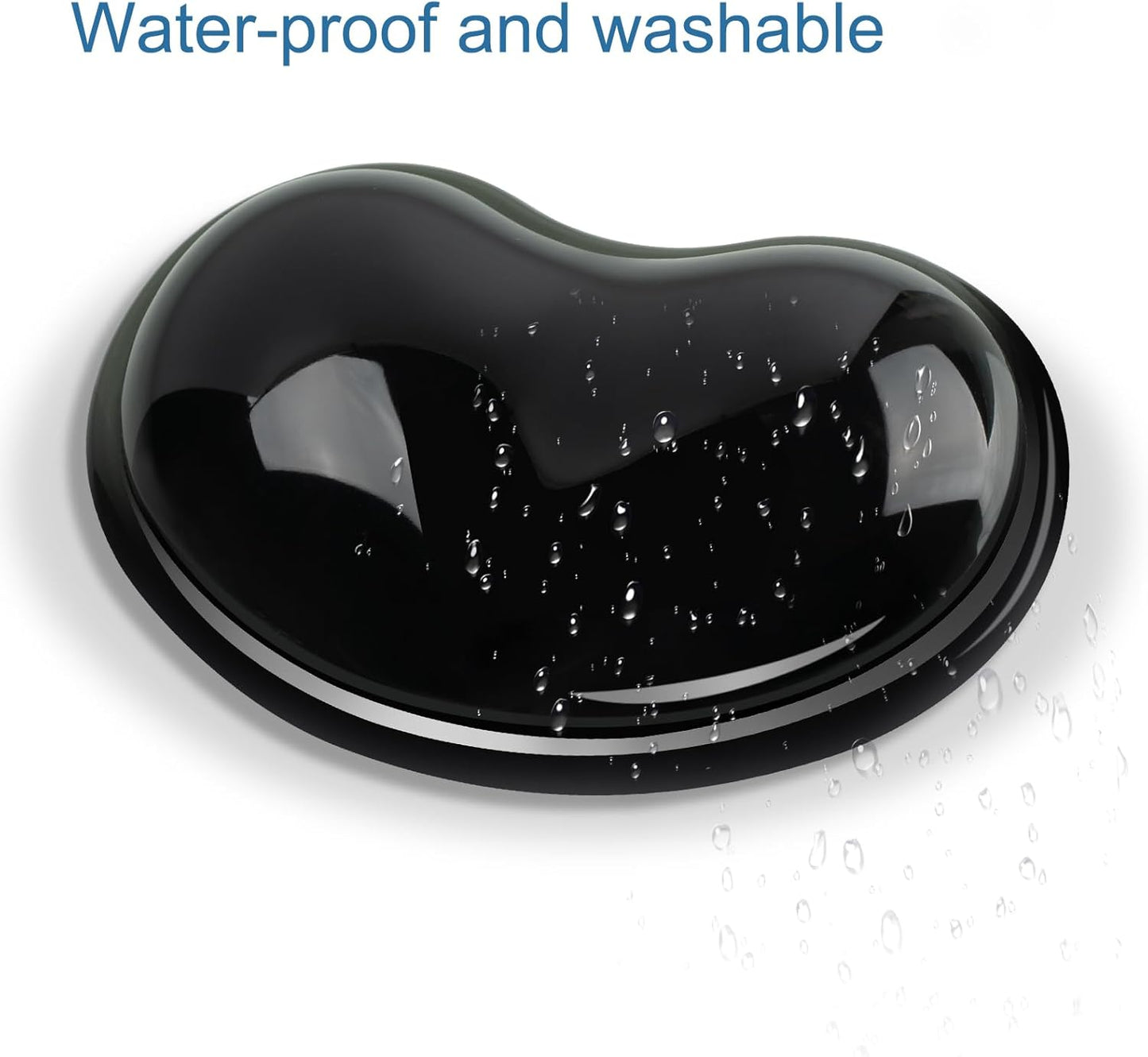 Ergonomic Gel Wrist Rest for Mouse, Computer Mouse Wrist Support for Arm Pain Relief, Heart-Shaped Cute Hand Wrist Cushion for Home and Office Working Gaming Anti-Fatigu