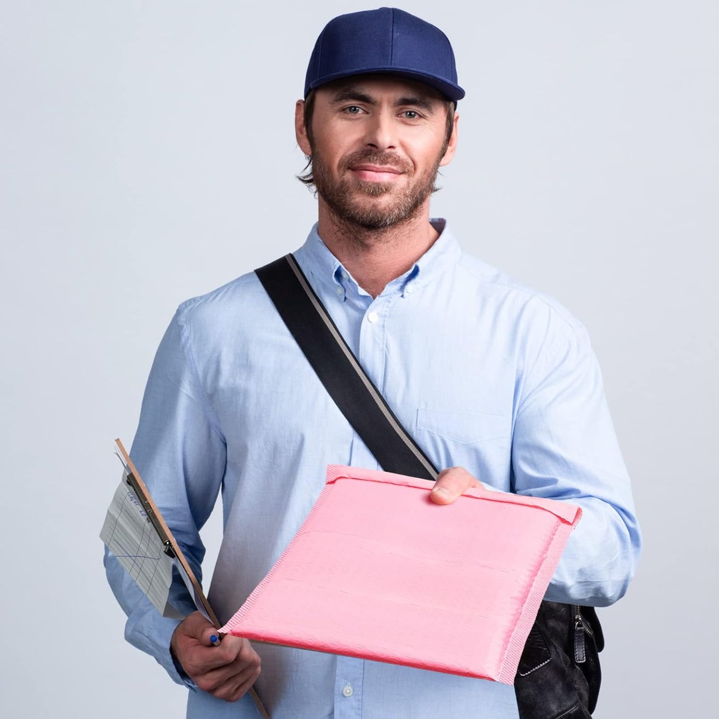 Henoyso 30 Pcs Extra Large Bubble Mailers 14 x 19 Inches Resealable Padded Envelopes Waterproof Shipping Bags Poly Padded Mailers Bulk for Mailing Packaging Small Business(Pink)