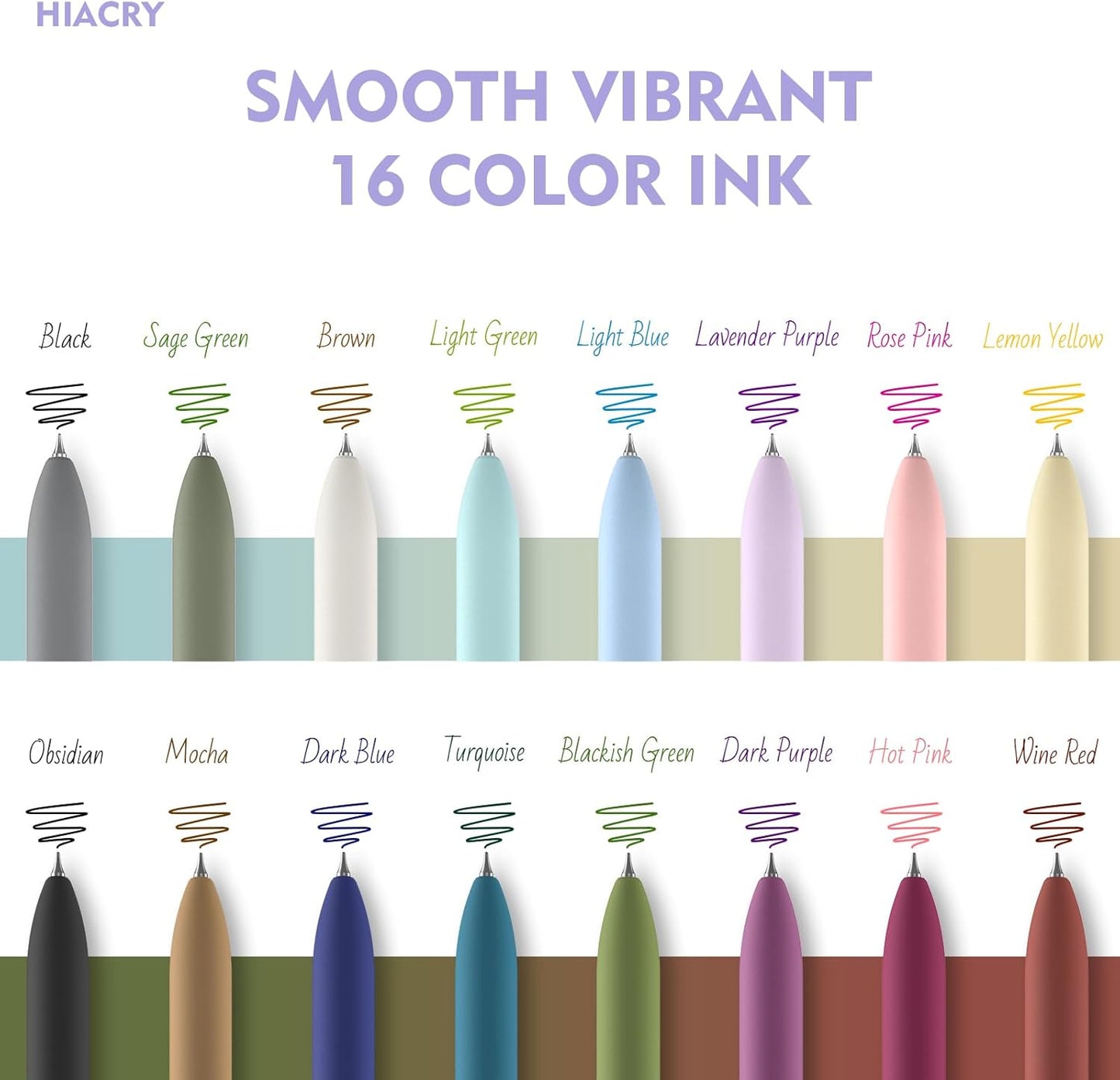 16 Pack Colorful Gel Ink Pens,Quick-Dry 0.7mm Fine Point Fidget Pens for Smooth Writing, Journaling & Drawing, Aesthetic Pens for Women, School & Office Supplies (16 Pcs Vintage+Morandi Colors)