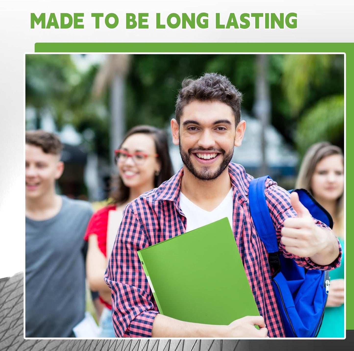 Henoyso 16 Pcs 3 Ring Binder 1/2'' Round Fits Letter Size 8. 5'' x 11'' Paper Plastic Flexible Binder Holds 100 Sheets with 1 Pockets Versatile Organizer for Office Home School (Tender Green)