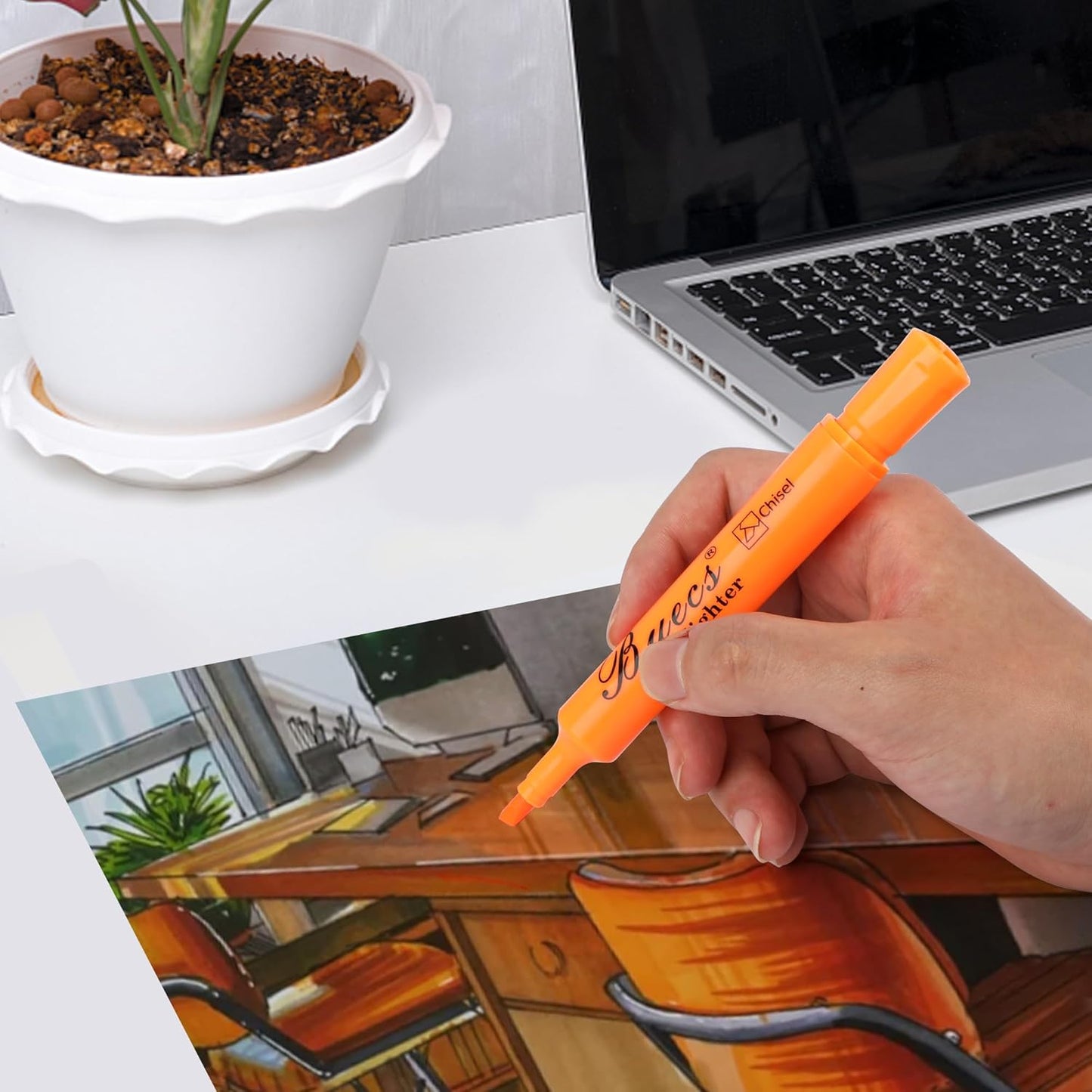 Highlighters Bulk Pack, 96 Count, Assorted Colors, Chisel Tip, suitable for Adults Highlighting Planner Notes, Office School Supplies