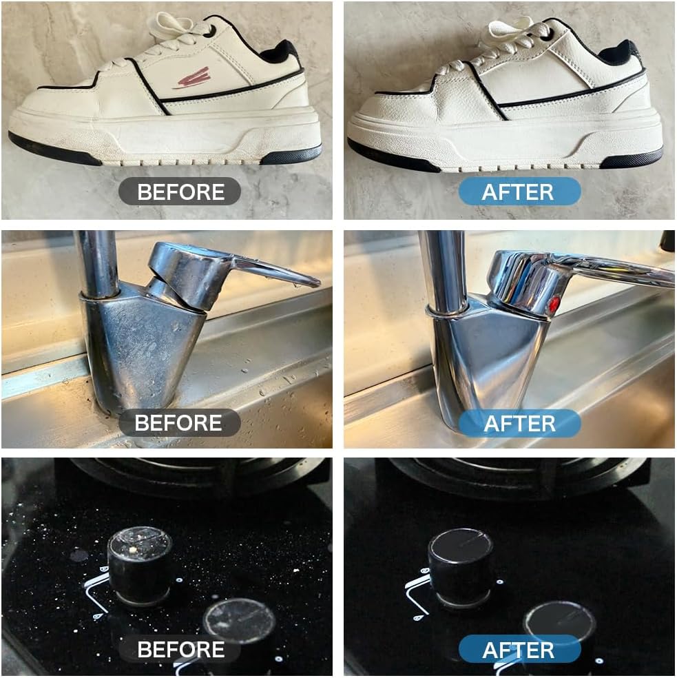 20 Pack Melamine Sponges Multi-Functional Cleaning Sponge Eraser for Household Kitchen Bathroom Bathtub Sink Melamine Sponge Foam Pads in Bulk