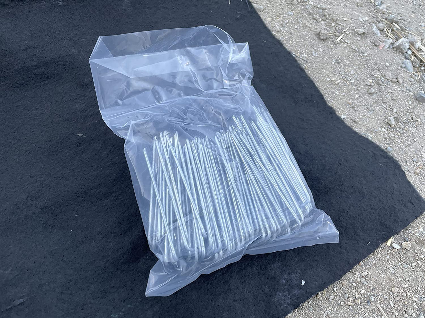 Sandbaggy 4 Inch Landscape Sod Staples | Great for Hard & Rocky Soil | Sharp Like a Knife | Tough 11 Gauge Rust-Resistant | Trusted by Farmers & Contractors Across USA (300 Staples)