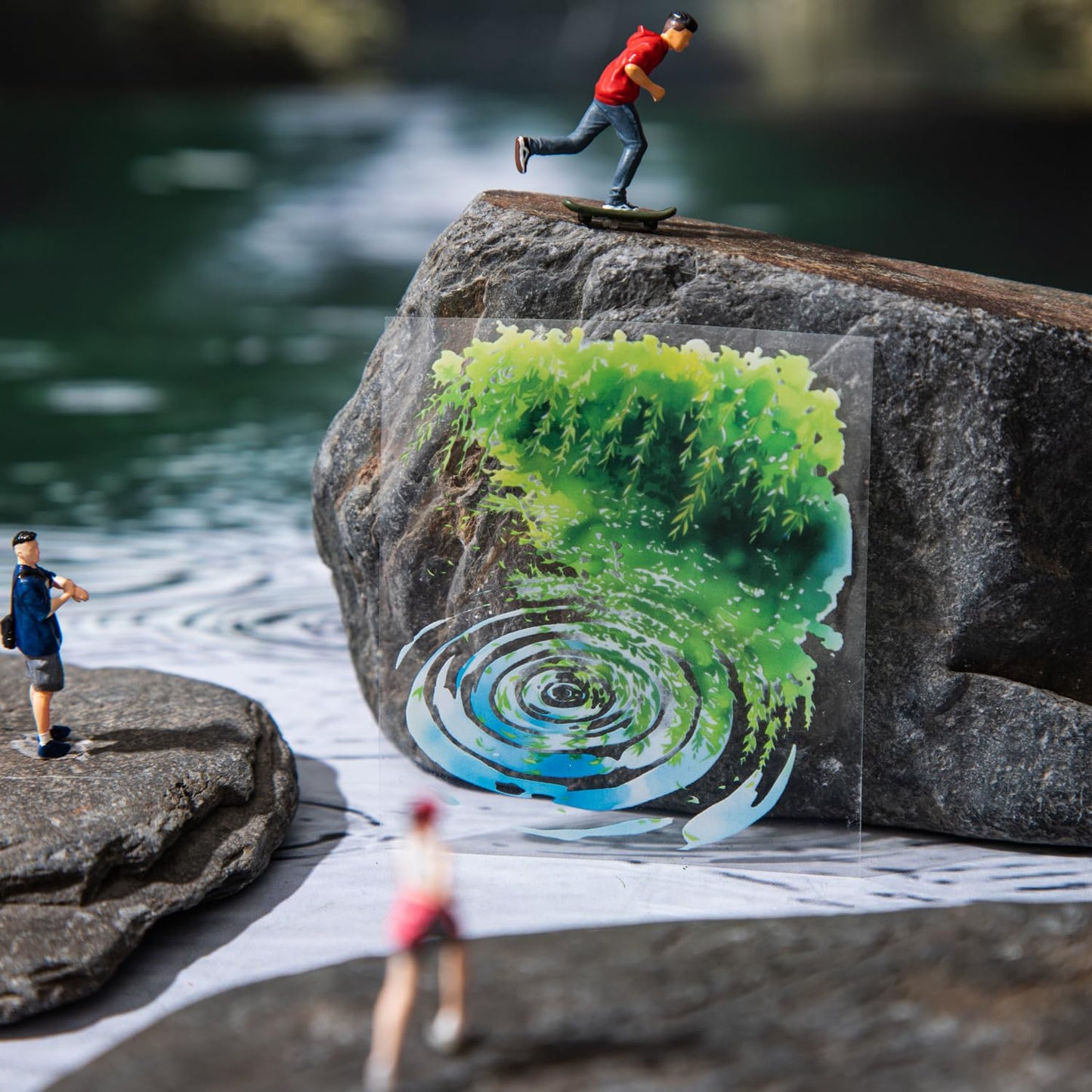 Alideco 6pcs Decorative Adhesive Tapes Vintage riffles in The Flowers PET Tape Great for Bullet Journal Supplies, Arts, Scrapbook, DIY Crafts, Planners (lianyi)