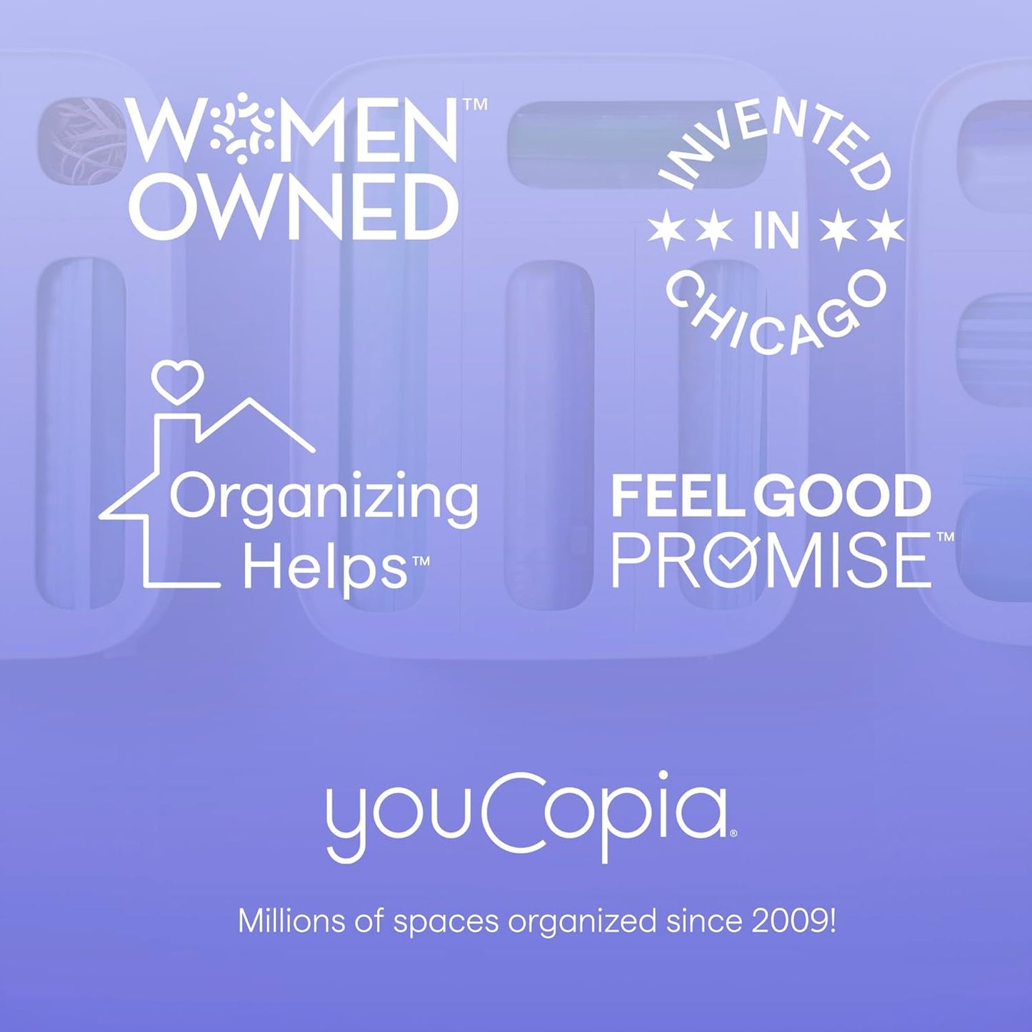 YouCopia DrawerFit® Sliding Drawer Bin, Expandable and Adjustable Kitchen Storage Organizer, Speckled White