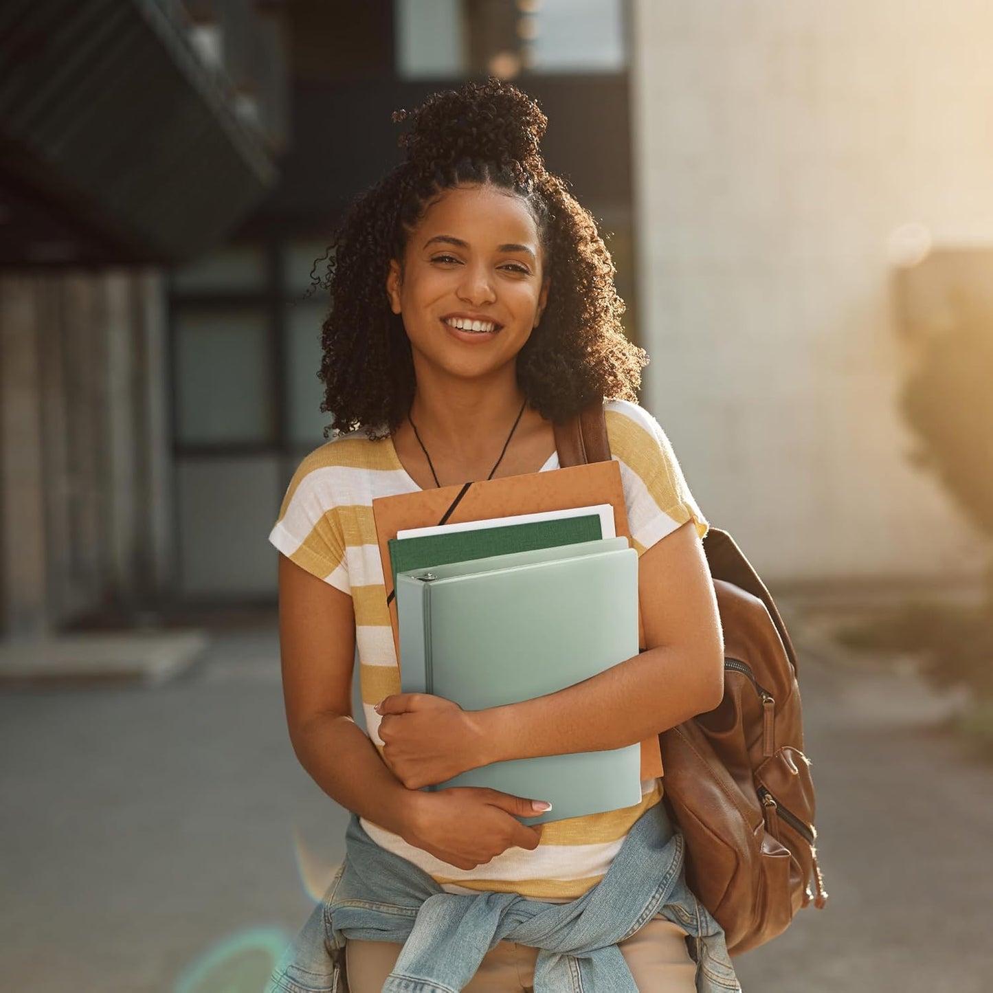 Samsill Plant-Based 1.5 Inch Durable D-Ring, Made in USA, View Binder, Eco-Friendly, USDA Certified Biobased, 4 Pack, Boho Assortment