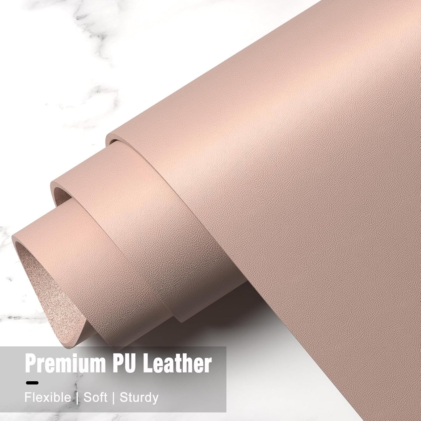 Hsurbtra Desk Pad, 30" x 14" PU Leather Desk Mat, XL Extended Mouse Pad, Waterproof Desktop Blotter Protector, Non-Slip Ultra Thin Large Laptop Keyboard Writing Mat for Office Home, Beige Apricot