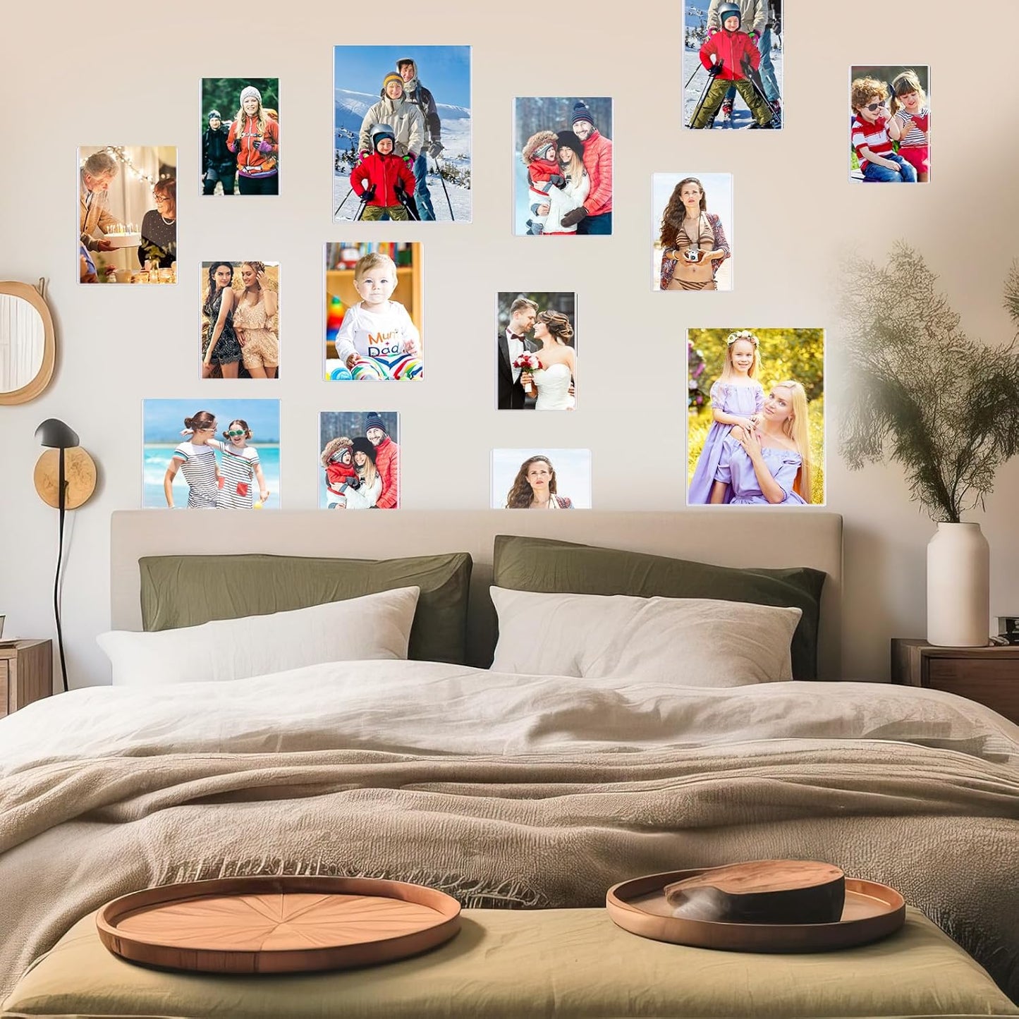 Henoyso 20 Pcs Rigid Print Protectors 3 Sizes 5" x 7" 8.5" x 11" 11" x 17" Clear Poster Protector Sleeve Paper Covers Plastic Heavy Duty Hard Plastic Document Holder for Page Sheet Photo Certificate