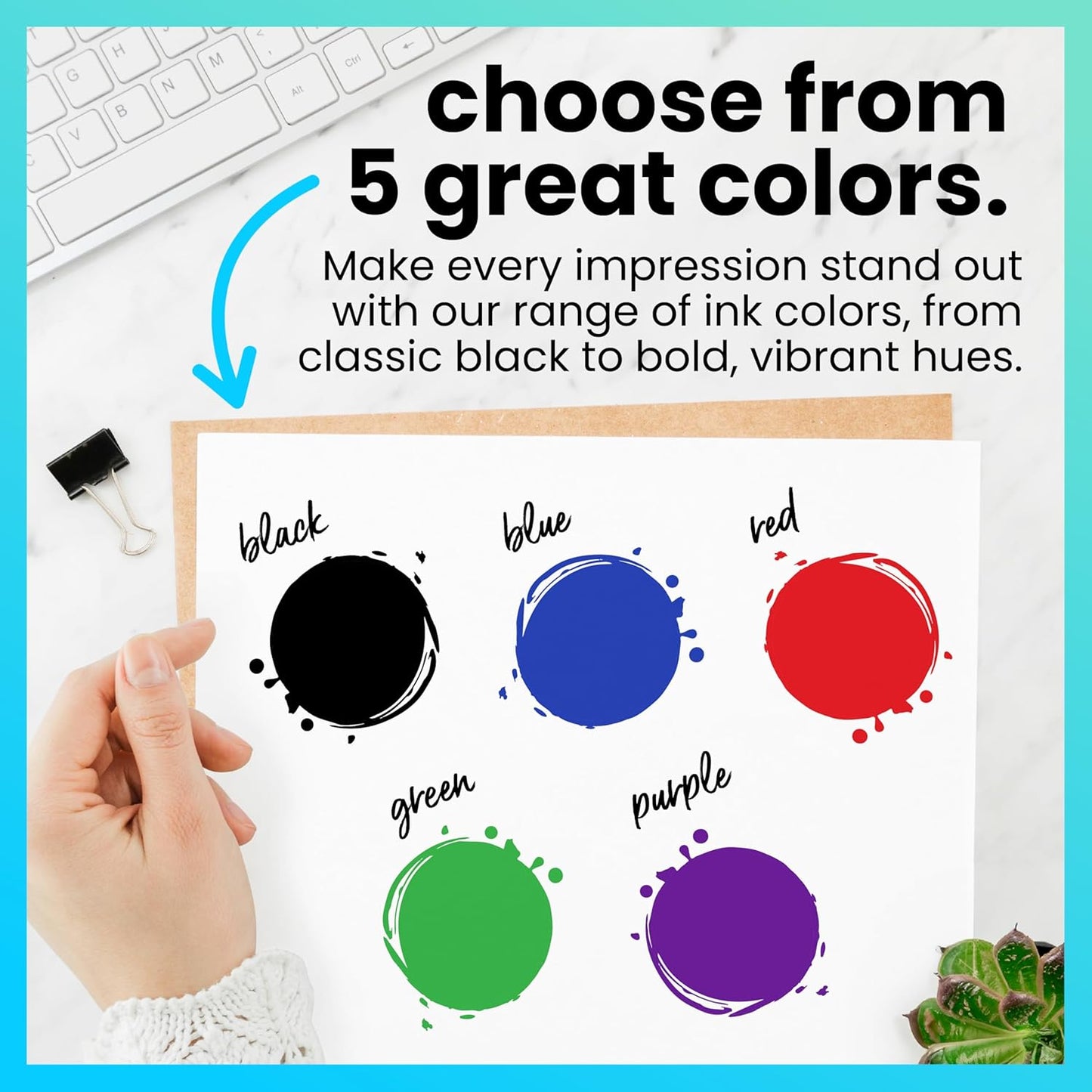 ExcelMark Stamp Ink – Ink Refill for Stamp Pads & Self-Inking Stamps - No Mess Precision Tip - Easy Re-Inking - Perfect for Crisp, Clear Impressions - 2 oz. - Black Ink