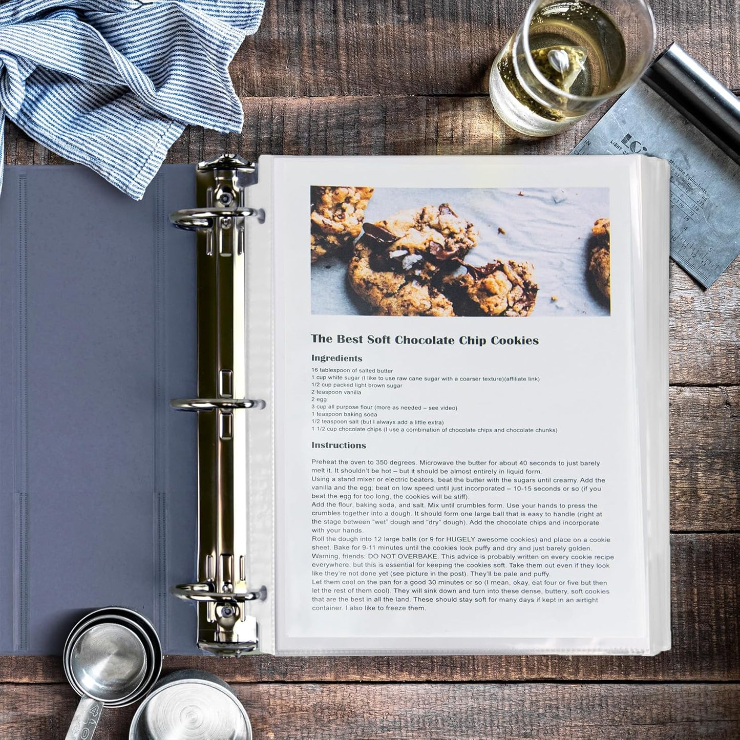 Samsill Plant-Based 1.5 Inch Durable D-Ring, Made in USA, View Binder, Eco-Friendly, USDA Certified Biobased, Single, Indigo