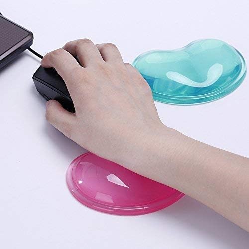 Ergonomic Gel Wrist Rest for Mouse, Computer Mouse Wrist Support for Arm Pain Relief, Heart-Shaped Cute Hand Wrist Cushion for Home and Office Working Gaming Anti-Fatigu