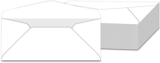 #10 White Color Envelopes | Colored Standard Business Size Mailers | Value Pack of 500 Per Pack | 4 1/8 x 9 1/2 Inches (White)