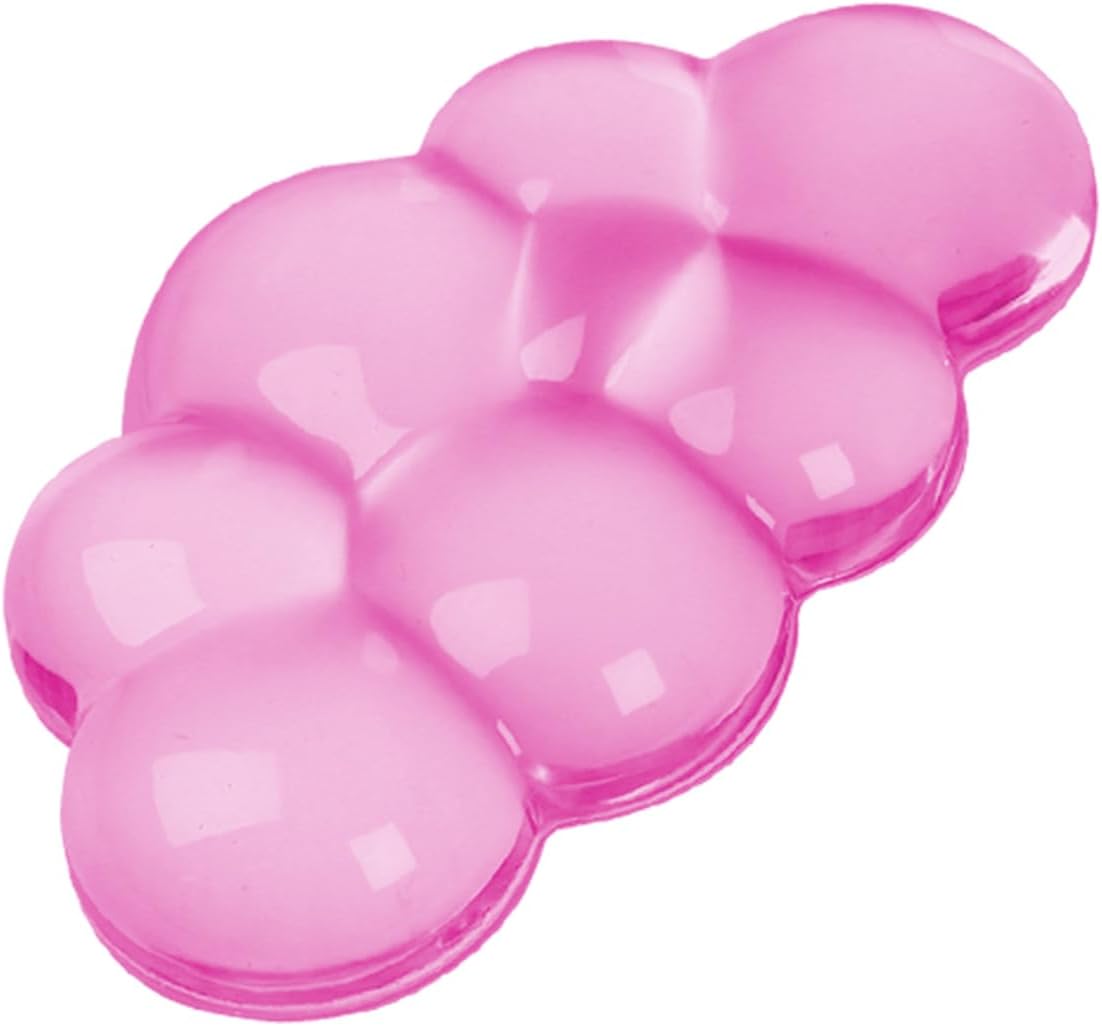 Gel Cloud Mouse Wrist Rest, Cute Wrist Support and Arm Support for Mouse Rest Typing Pain Relief，Suitable for Office/Computer/Laptop/Gaming (Transparent Pink)