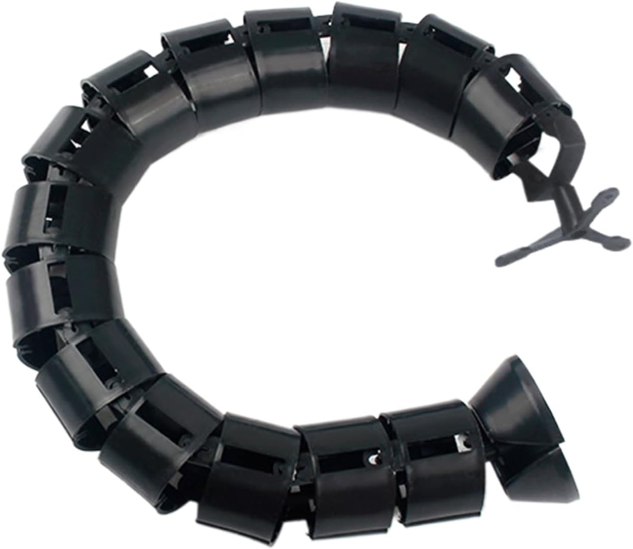 Cable Management Tube,Flexible Snake Shape Wire Protector Tubing | Cord Protector Sleeve - for Pc TV Phone Laptop Tablet Cinema Home Dorm School