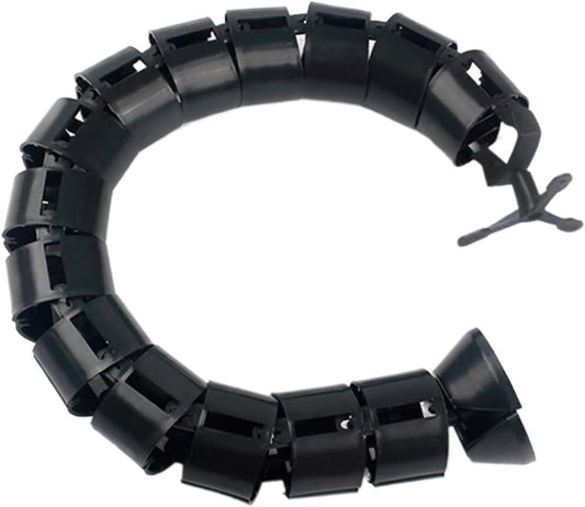 Cable Management Tube,Flexible Snake Shape Wire Protector Tubing | Cord Protector Sleeve - for Pc TV Phone Laptop Tablet Cinema Home Dorm School