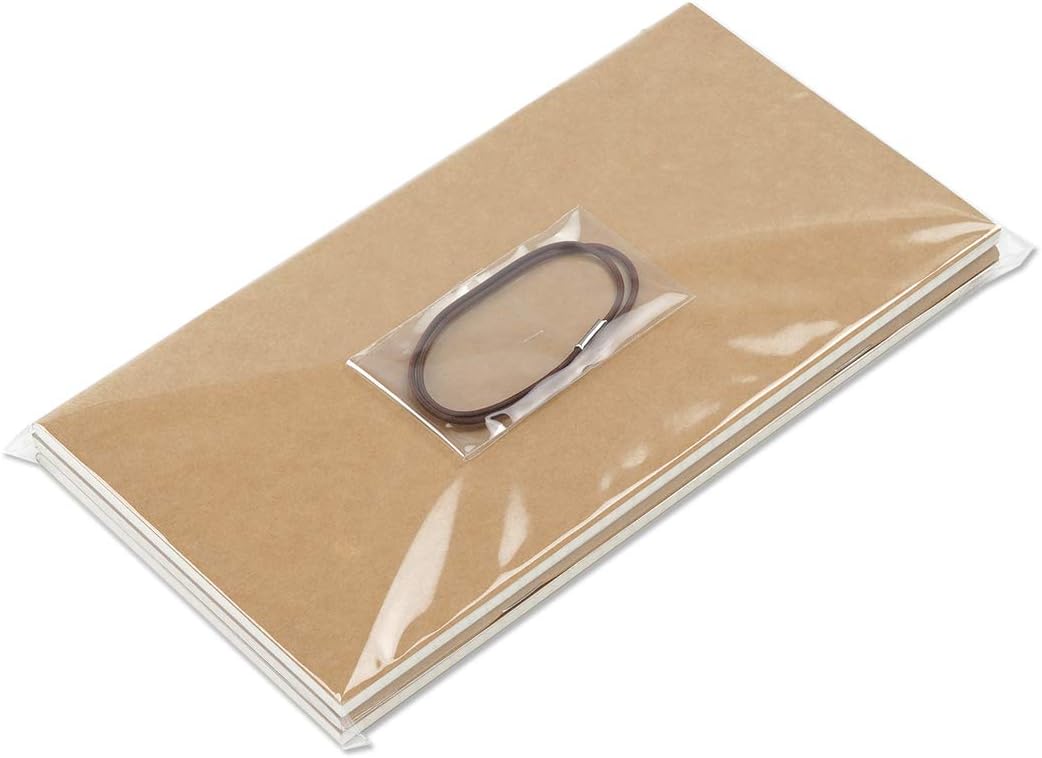 Moterm Travelers' Notebook Refills Insert, Set of 3(Lined/Ruled, Standard Size, 100gsm)