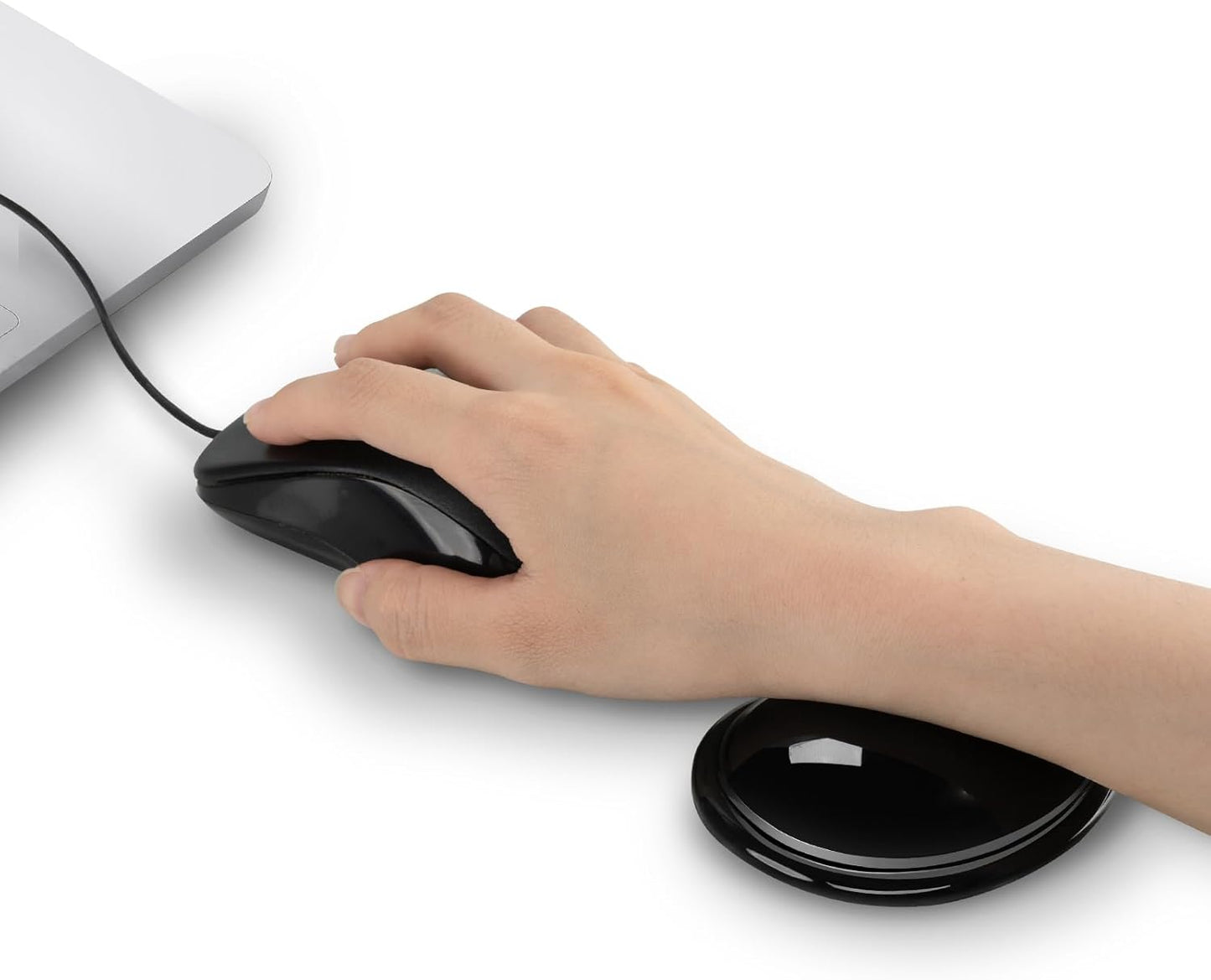 Ergonomic Gel Wrist Rest for Mouse, Computer Mouse Wrist Support for Arm Pain Relief, Heart-Shaped Cute Hand Wrist Cushion for Home and Office Working Gaming Anti-Fatigu