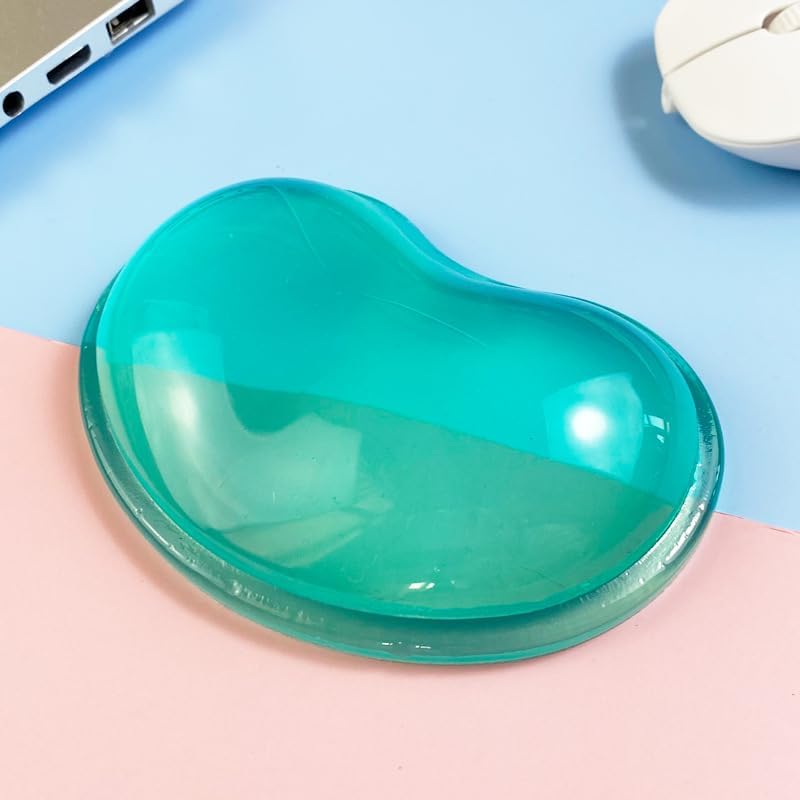 Ergonomic Gel Wrist Rest for Mouse, Computer Mouse Wrist Support for Arm Pain Relief, Heart-Shaped Cute Hand Wrist Cushion for Home and Office Working Gaming Anti-Fatigu