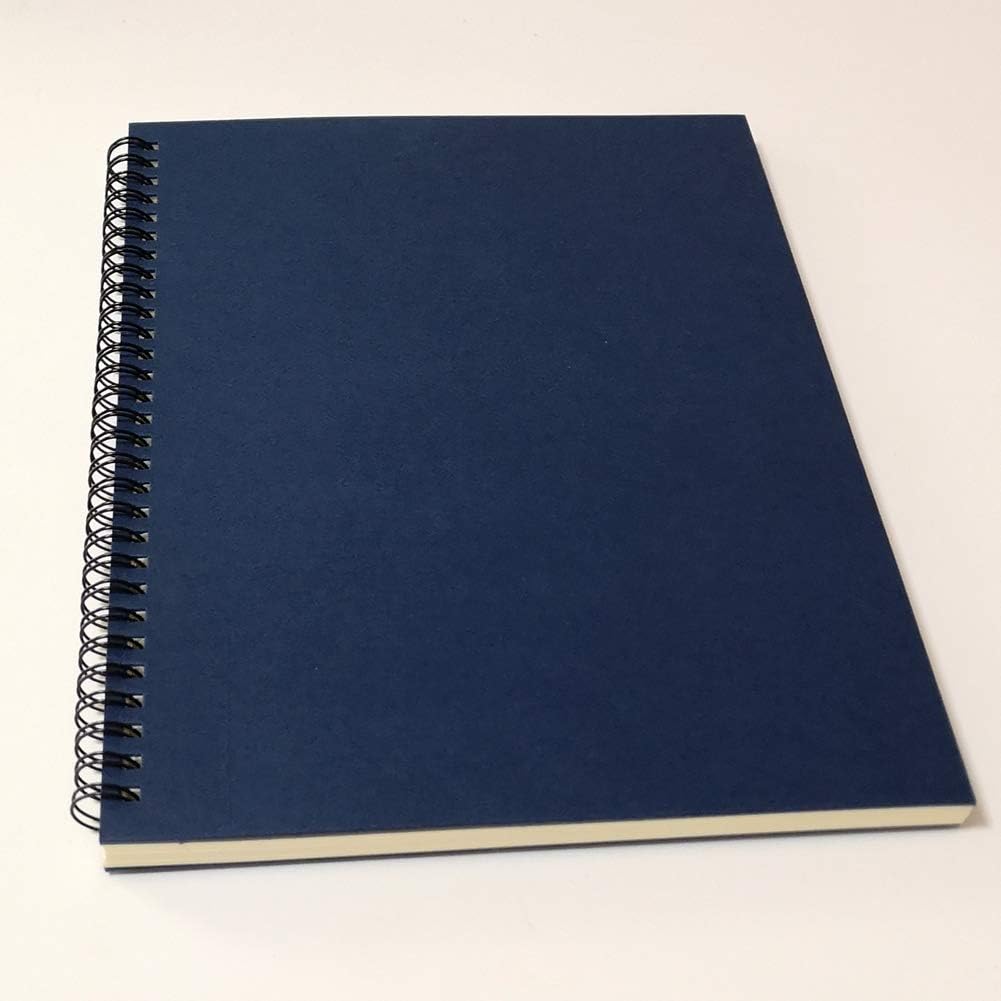 YUREE Spiral Notebook Lined, B5 Soft Cover Spiral Journal, 5 Notebooks Per Pack, 60 Sheets (120 Pages), 10.2" x 7.2", Blue