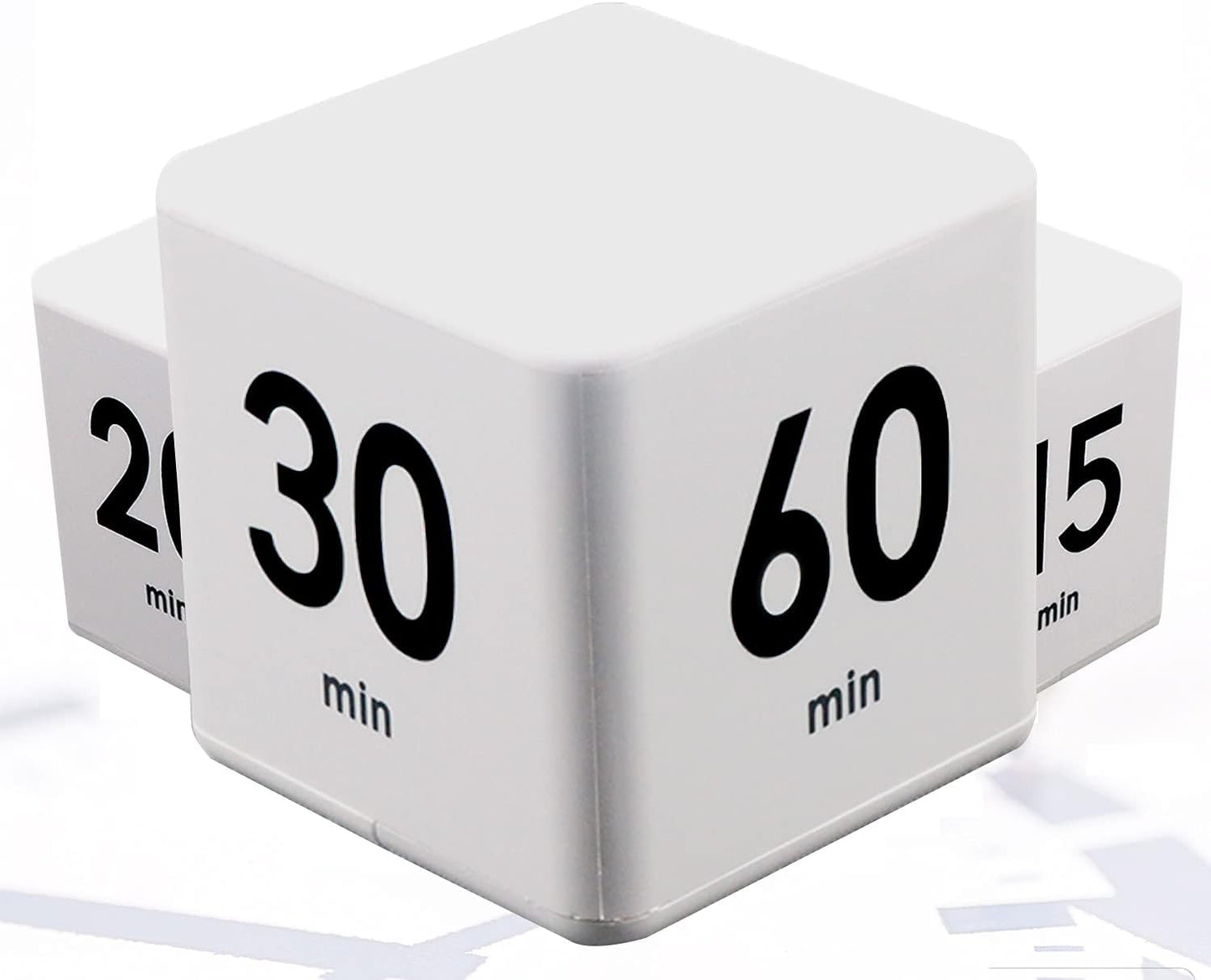 JOYIT Cube Timer - 15, 20, 30 and 60 Minutes Countdown Timer for Kitchen, Outdoor and Workout