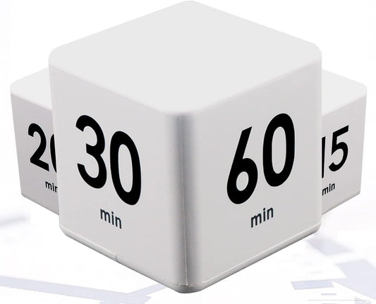 JOYIT Cube Timer - 15, 20, 30 and 60 Minutes Countdown Timer for Kitchen, Outdoor and Workout