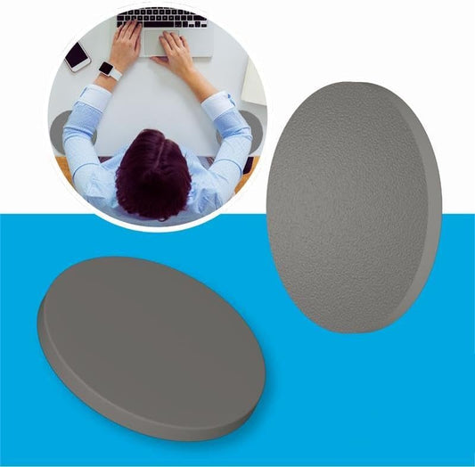 Technogel Ergonomic Elbow Pads (Set of 2) – Portable Gel Cushions for Remote Work & Flexible Desks – Relieves Shoulder, Arm & Wrist Pain – OEKOTEX 100 Certified, Made in Germany (Gray)