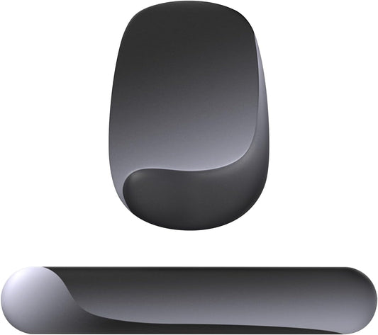 Wrist Rest for Keyboard and Mouse, Ergonomic Gel Computer Keyboard Wrist Rest with Memory Foam, Keyboard Wrist Support Pad for Long Hours of Work, Gaming, Studying-Relieve Wrist Pain (Black Suit)