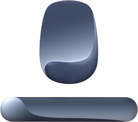 Wrist Rest for Keyboard and Mouse, Ergonomic Gel Computer Keyboard Wrist Rest with Memory Foam, Keyboard Wrist Support Pad for Long Hours of Work, Gaming, Studying-Relieve Wrist Pain