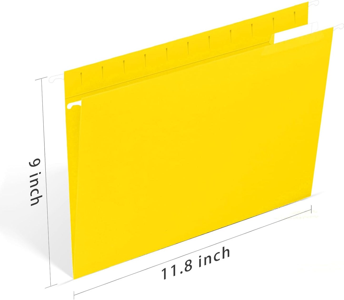 HERKKA Hanging File Folders, 30 Pack Letter Size Reinforced Hanging Folders, Designed for Bulky Files, Medical Charts, Filing Cabinet, Adjustable Tabs, Assorted Colors