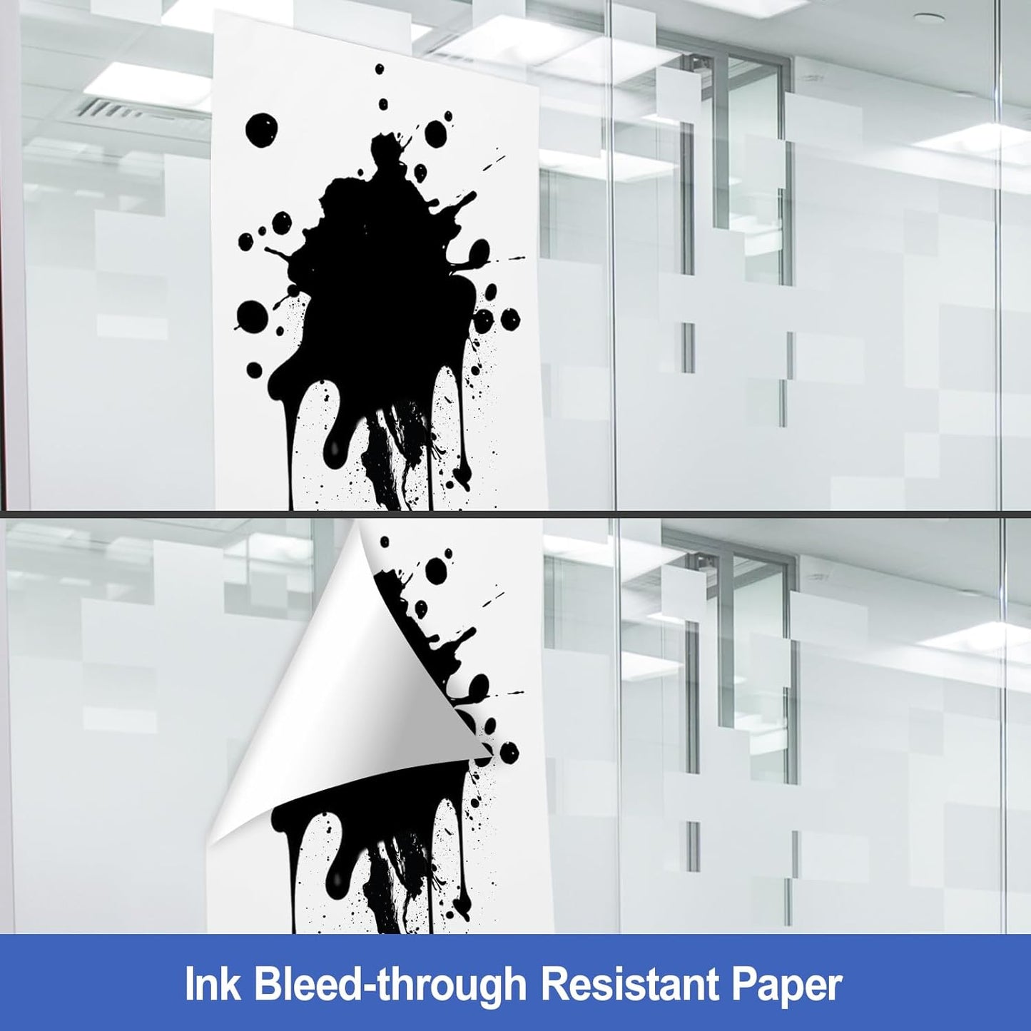 Comix Sticky Easel Pad, 25 x 30 Inches Flip Chart Paper for Teachers, Large Self Stick Easel Paper for Office School Classroom Supplies, 30 Sheets/Pad, 12 Pads/Pack