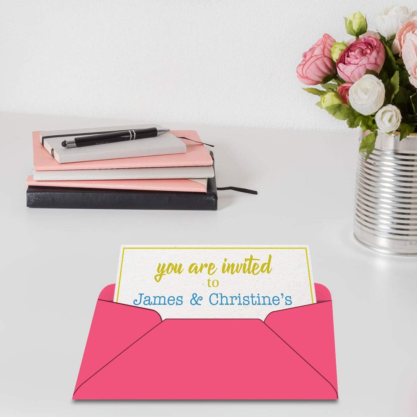 #10 Hot Pink Color Envelopes | Colored Standard Business Size Mailers | Value Pack of 500 Per Pack | 4 1/8 x 9 1/2 Inches (Hot Pink)