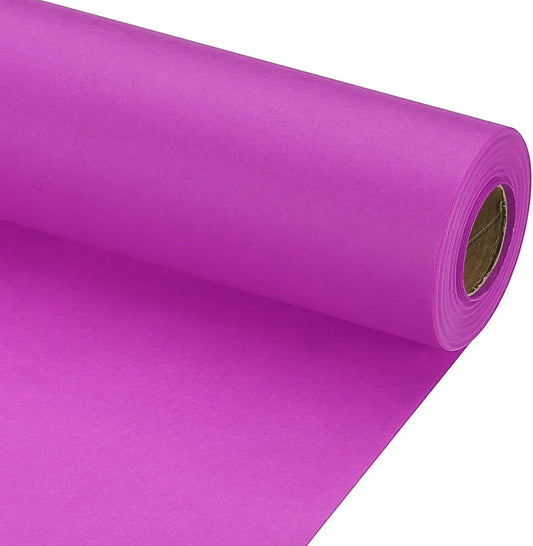 PATIKIL Wrapping Paper, 15" x 600"(49') 70 GSM Craft Paper Roll Kraft Packing Paper for Poster Bulletin Board, Gift Wrapping, Purple