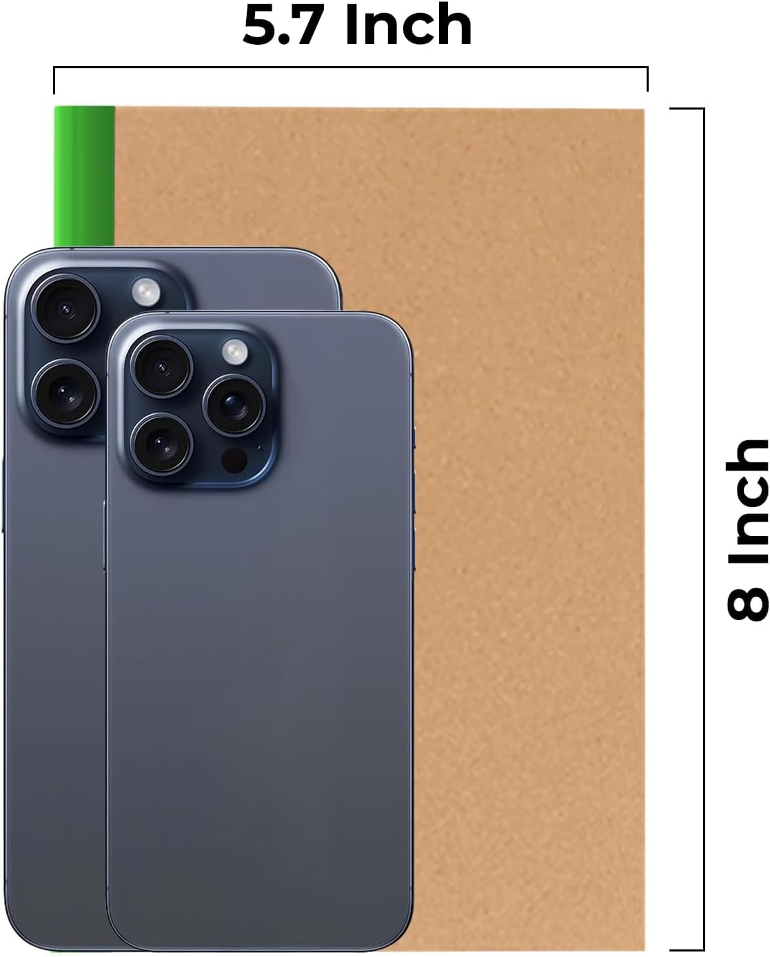 Rosmonde 50 Pack Bulk Graph Paper Composition Notebook, 120 Pages (60 Sheets), Bulk Quad Ruled, Kraft Cover Notebook, A5 Paper, Graph Notebooks, Grid A5 Notebooks, Assorted Rainbow Spines