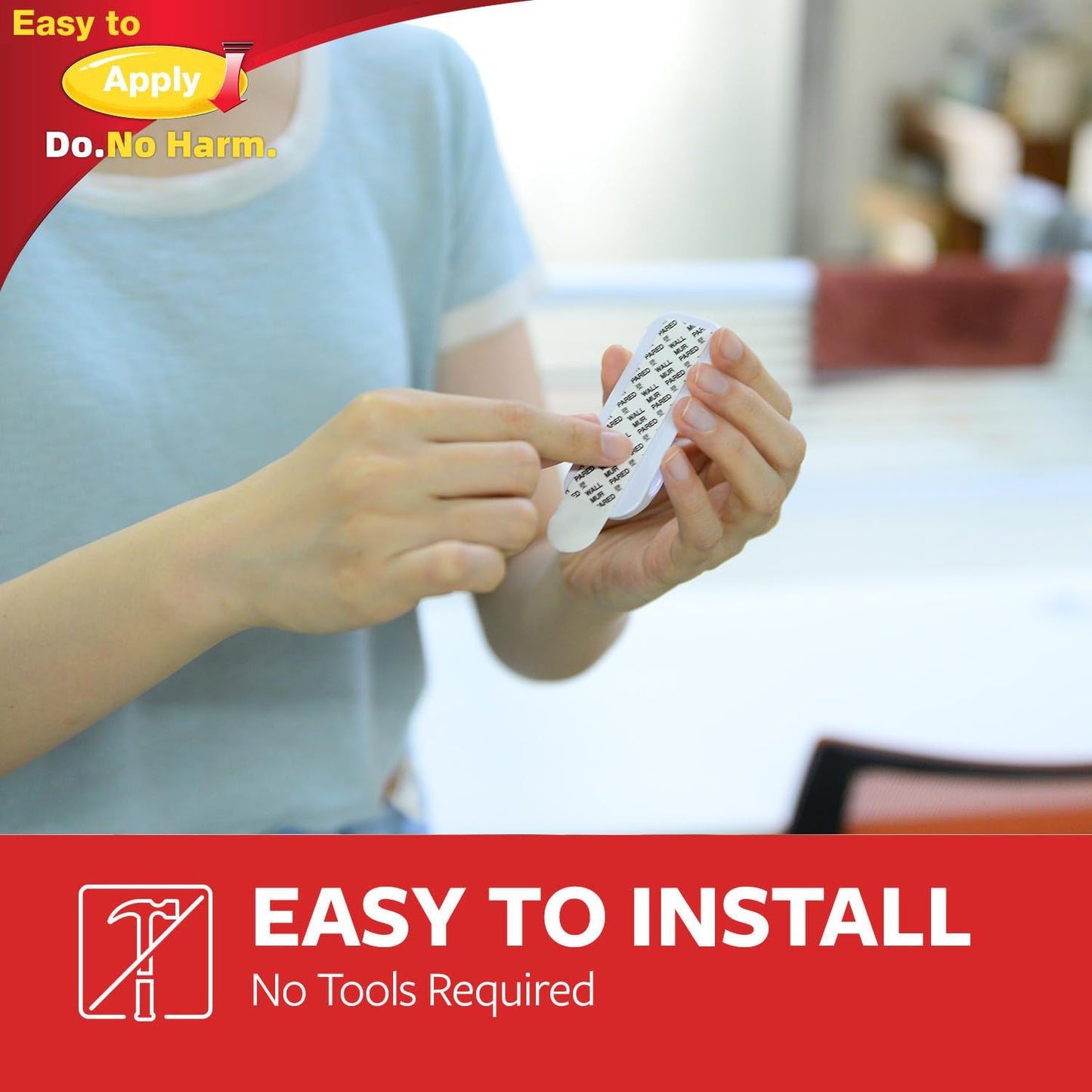 32 X-Large Picture Hanging Strips Refill,No Damage Adhesive Strips for Frame, Removable Picture Hanger for Poster，Wall Sticky Double Sided Tape Heavy Duty Variety Pack