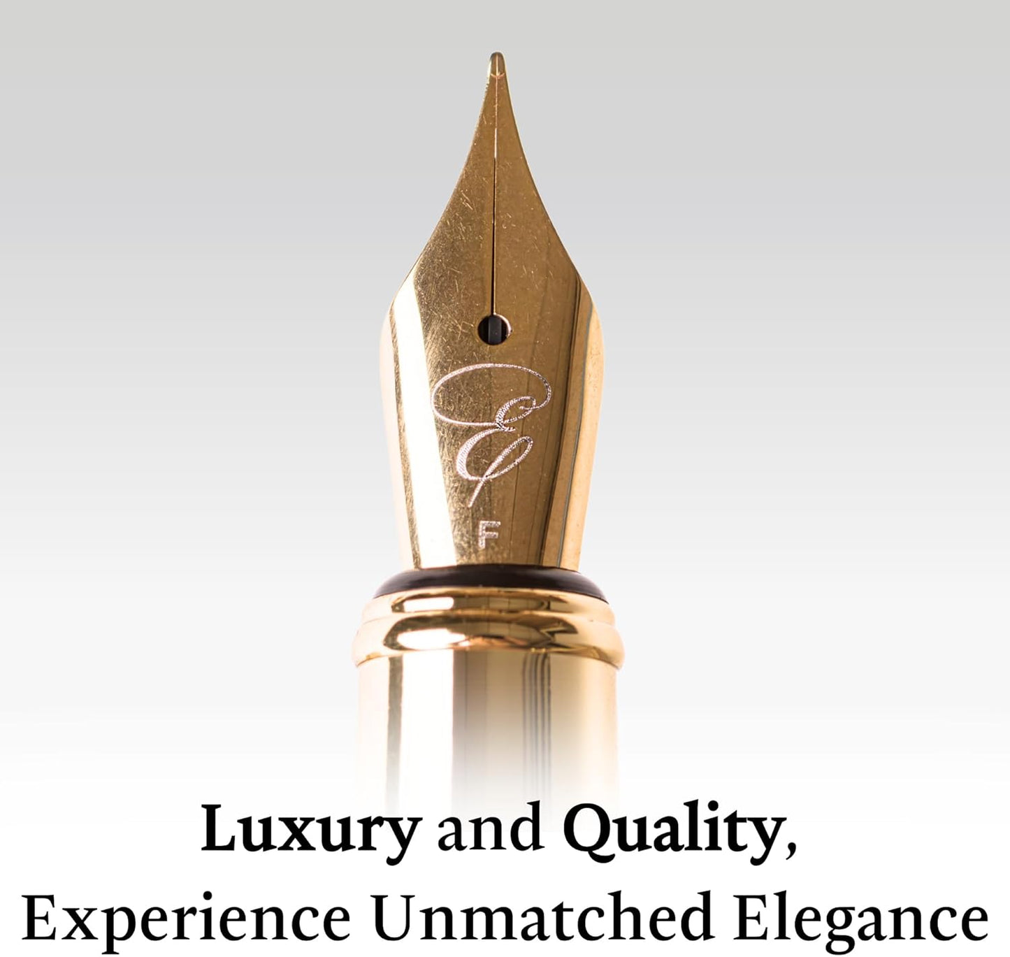 Ellington Pens Luxury Wood Fountain Pen Set – Extra Fine Nib - Includes 6 Ink Cartridges, Wooden Pen Gift Box, Ink Converter - Wood Pen For Writing, Calligraphy, Journaling, Drawing (Maple Harmony)