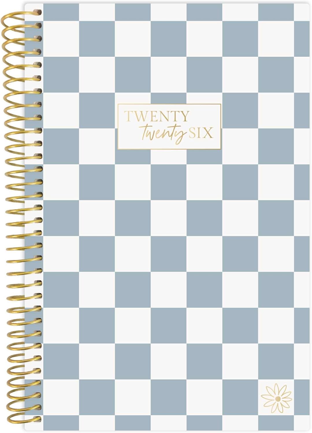 bloom daily planners 2026 Pocket Planner - 4” x 6” - (January 2026 - December 2026) - MINI Weekly/Monthly Agenda Organizer & Calendar Book - Checkered