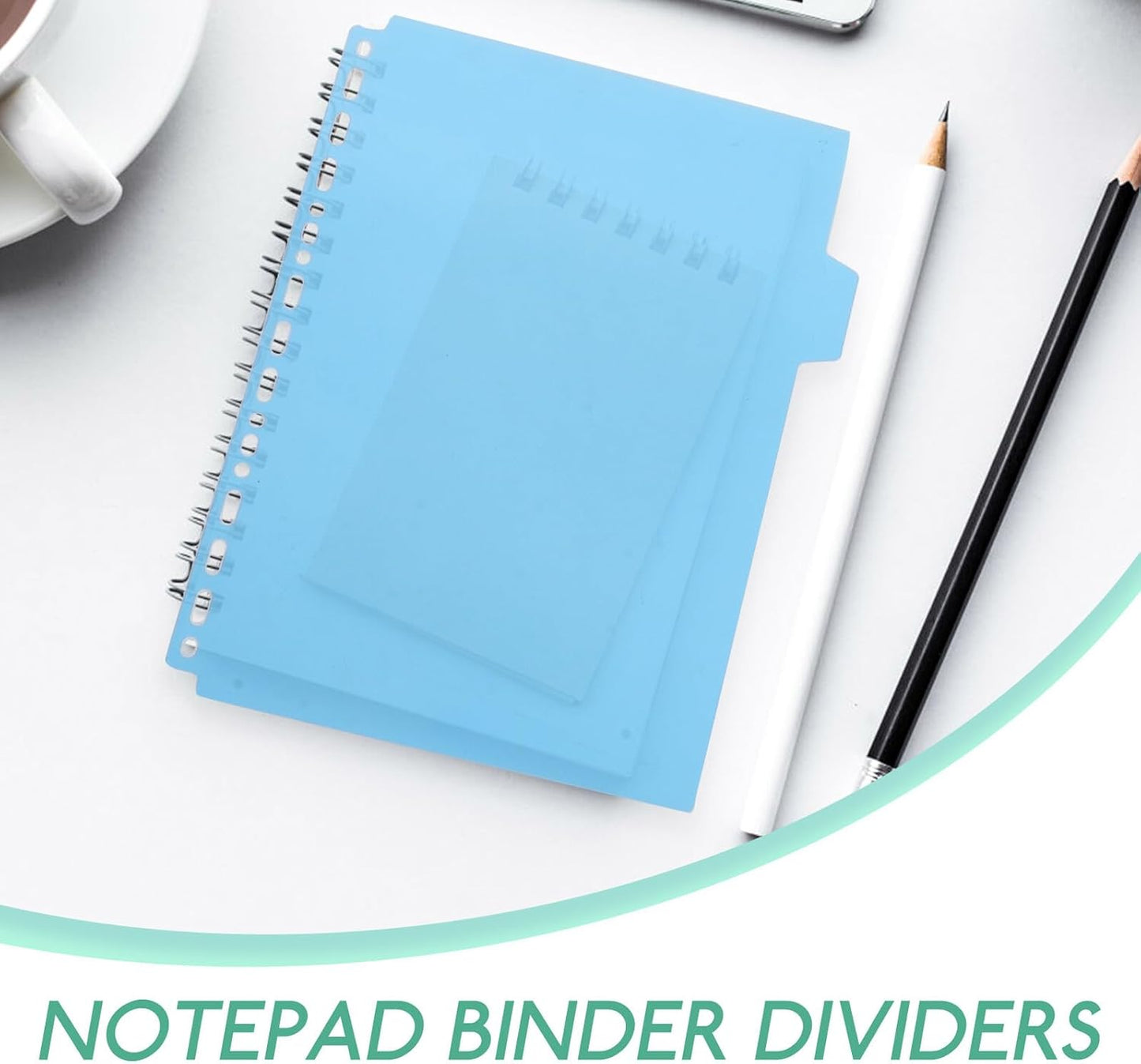 3 Sets Ring Binder Dividers with Detachable Tabs PP Material Paper Binder Tabs for Office and Student Organizing Alphabetical and Aesthetic Index Cards for Notebooks and Documents