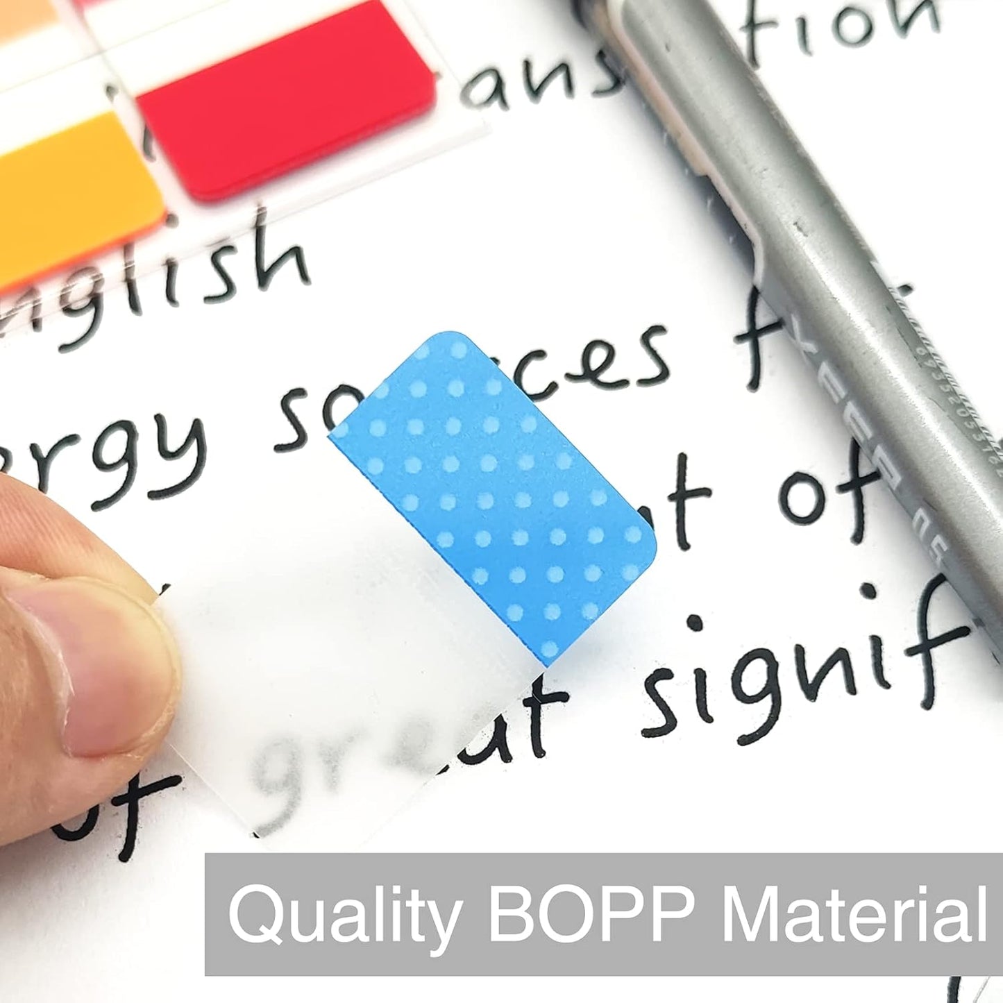 KICNIC Sticky Index Tabs 240 Pcs, 1 inch Divider Tabs Stick On, Page Marker Bookmark, Write Tab Flags Self Adhesive, 3 Dispensers, 20 Pcs/Color