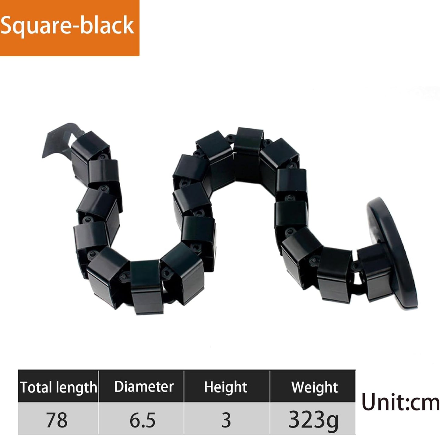 Cable Sleeve Cover,Snake Shape Wire Organizer Tubing | Wire Management Sleeve | for Pc TV Phone Laptop Tablet Cinema Home Dorm School