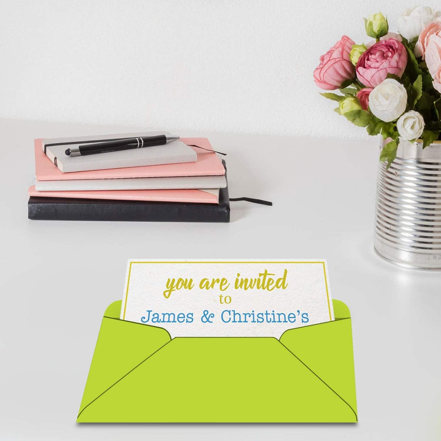 #10 Yellow Green Color Envelopes | Colored Standard Business Size Mailers | Value Pack of 500 Per Pack | 4 1/8 x 9 1/2 Inches (Yellow Green)