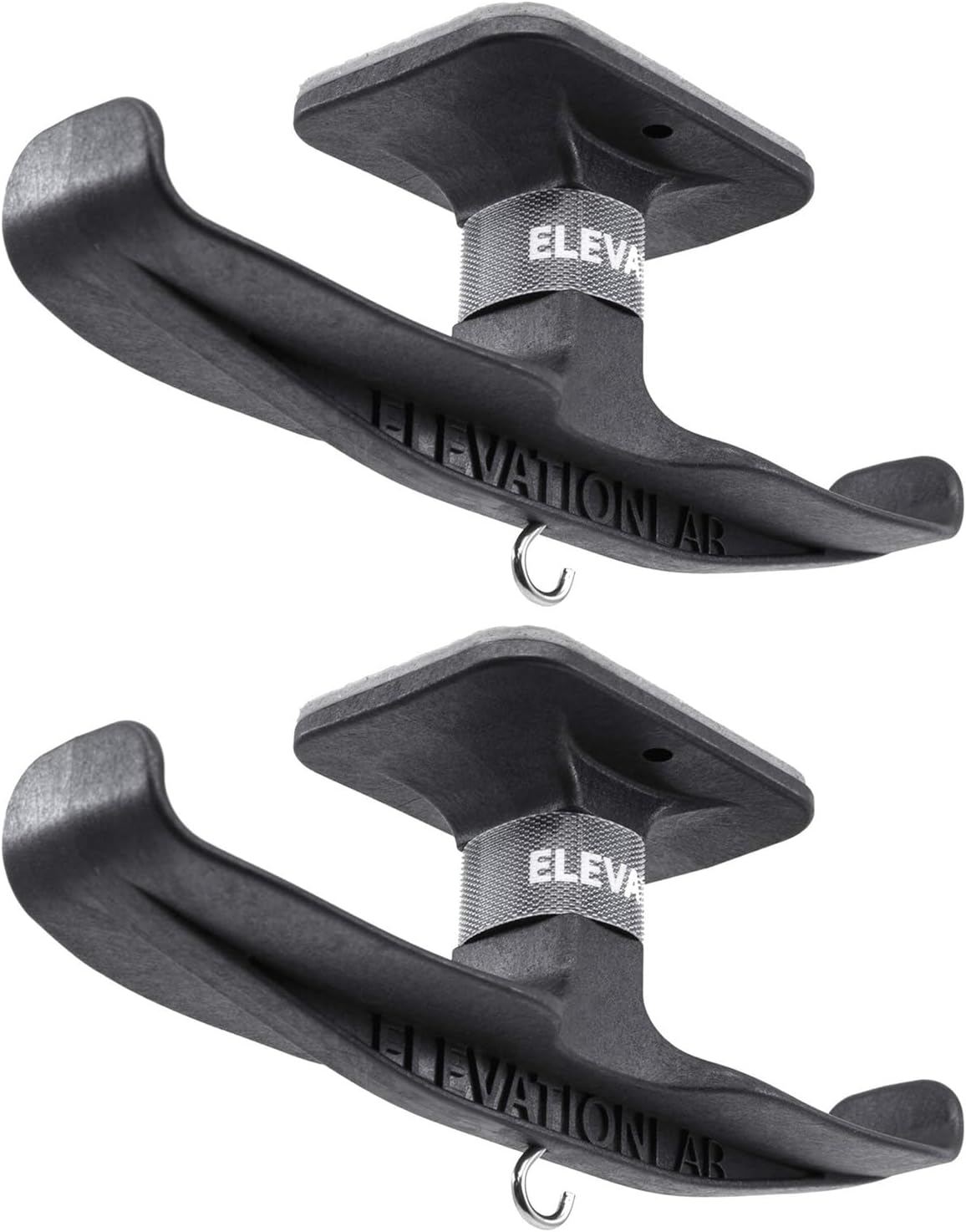 Elevation Lab The Anchor Pro (2-Pack) - Extra Strong Under-Desk Headphone Stand Mount with Built-in Cord Management