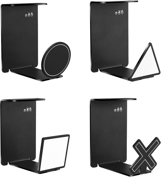 HC128 Headphone Holder Hanger for Desk, Include Adhesive Strips, Universal Headset Stand for PS4/PS5/Xbox/PC/Mac/Headphones Game Controller Hanger (Including 4 Types)