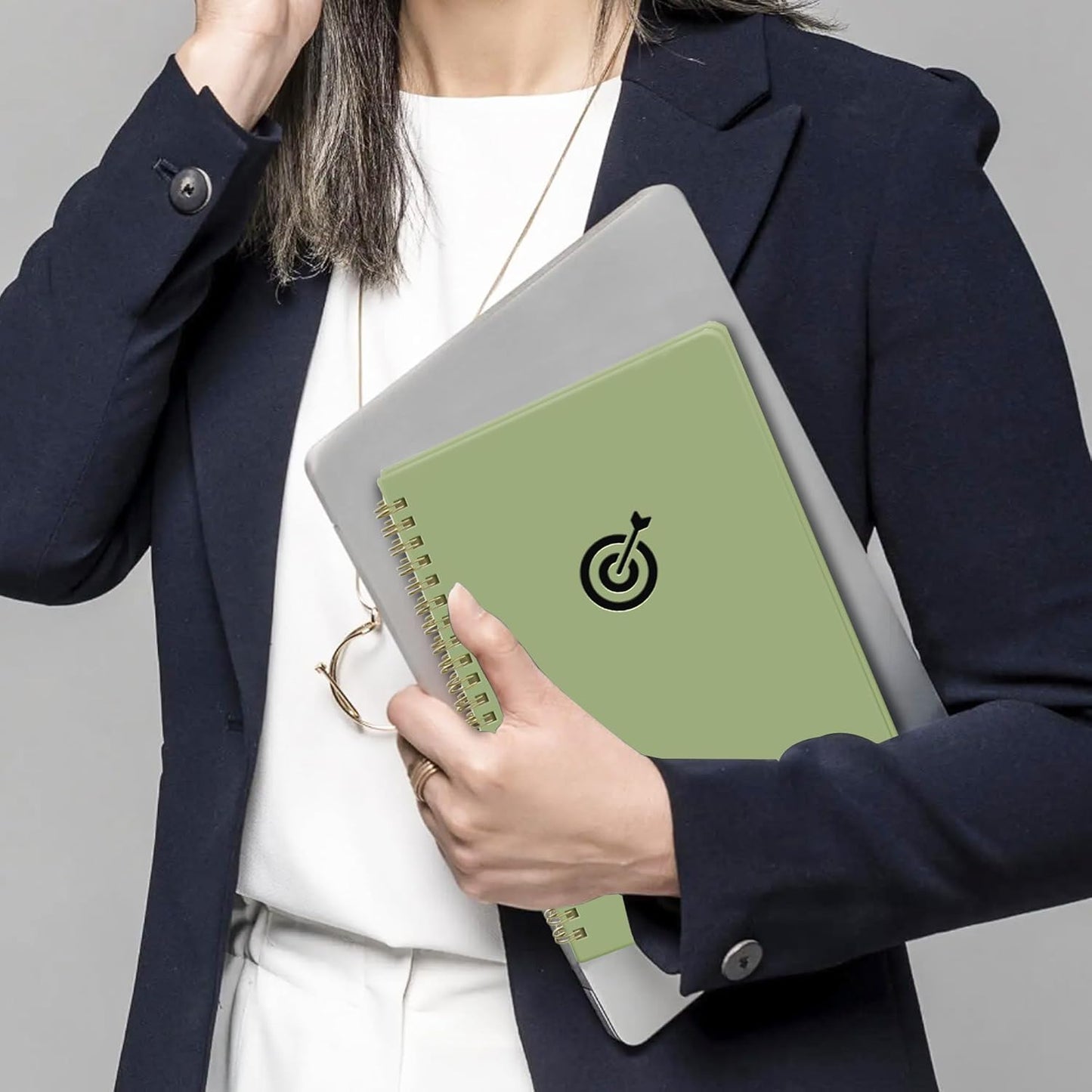 Undated Weekly Planner, 10.7'' x 7.2'' Undated Planner with Goal & Habit Tracker Organizer, B5 Weeks To Do List Notebook,Homework Planners- Green