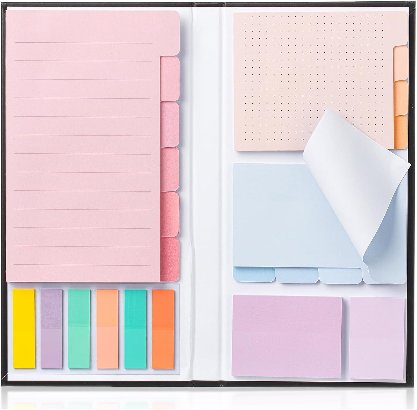 Mr. Pen- Sticky Notes Set, 410 Pack, Pastel Macaron Divider Sticky Notes, Planner Sticky Note Dividers Tabs, Christmas Gift