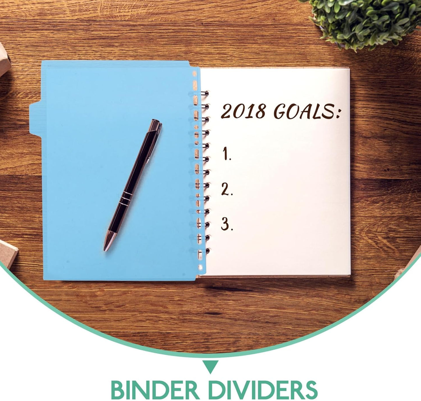 3 Sets Ring Binder Dividers with Detachable Tabs PP Material Paper Binder Tabs for Office and Student Organizing Alphabetical and Aesthetic Index Cards for Notebooks and Documents