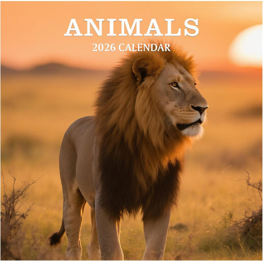 2026 Wall Calendar, Large Monthly Wall Calendar Dogs, Jan 2026 - Dec 2026, 12" x 24" (Opened), Hanging Planning Calendars for Family Home Office Supplies