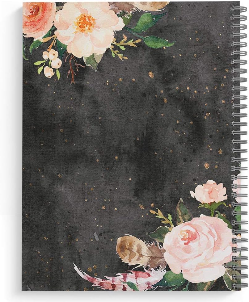 Gotcha Covered Notebooks She Will Not Fall Personalized Religious Notebook/Journal, Laminated Soft Cover, 120 pages of your selected paper, lay flat wire-o spiral. Size: 8.5” x 11”. Made in the USA